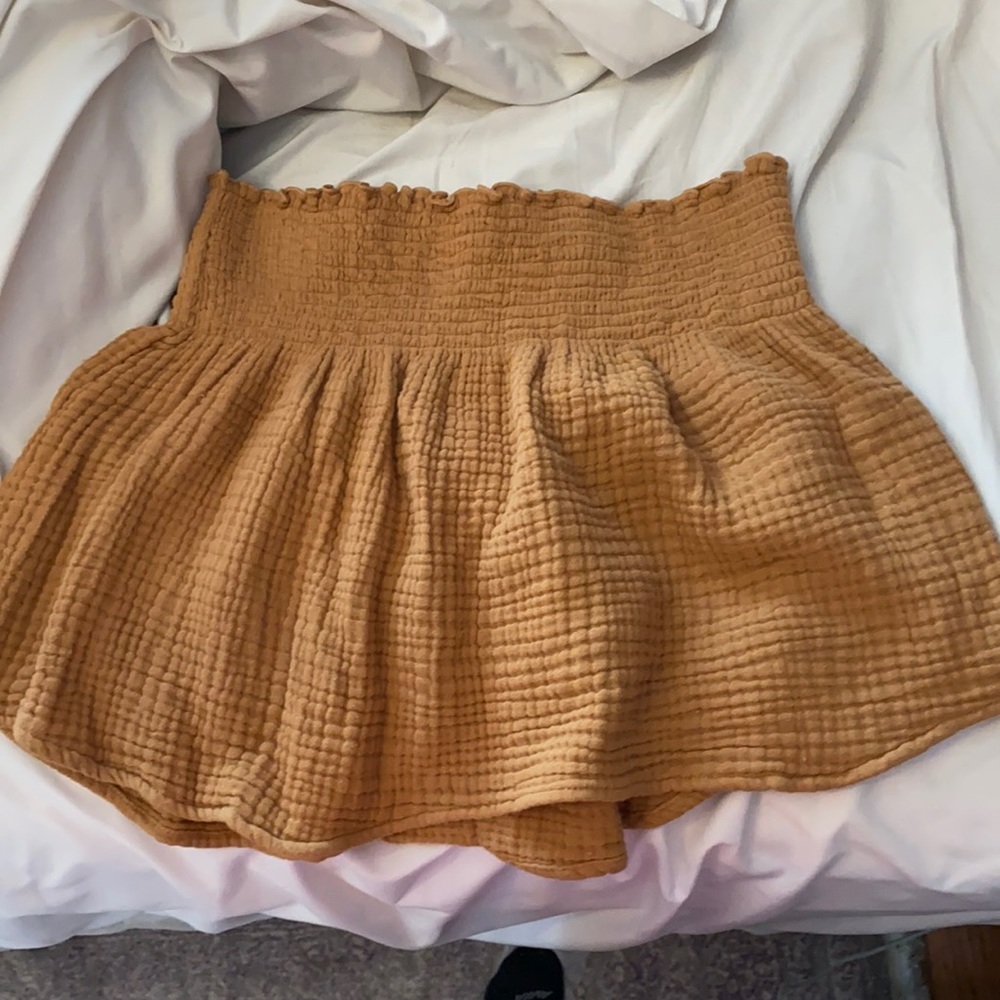 Stark X shirred waist skirt